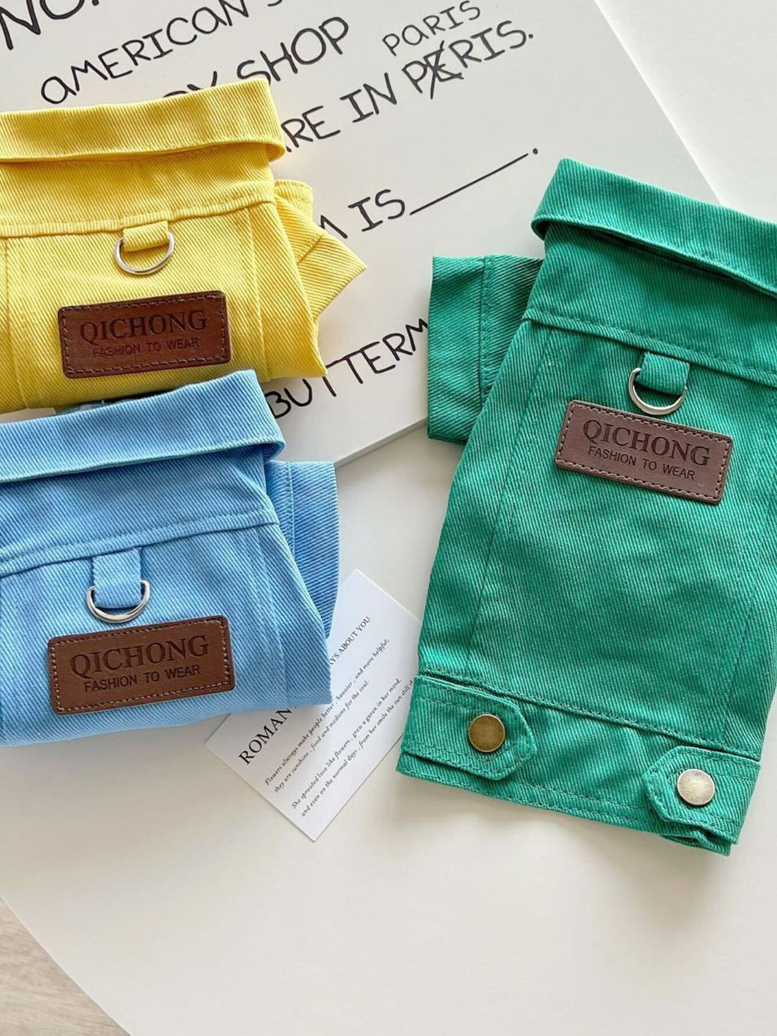 Denim Pet Jacket - cas7m