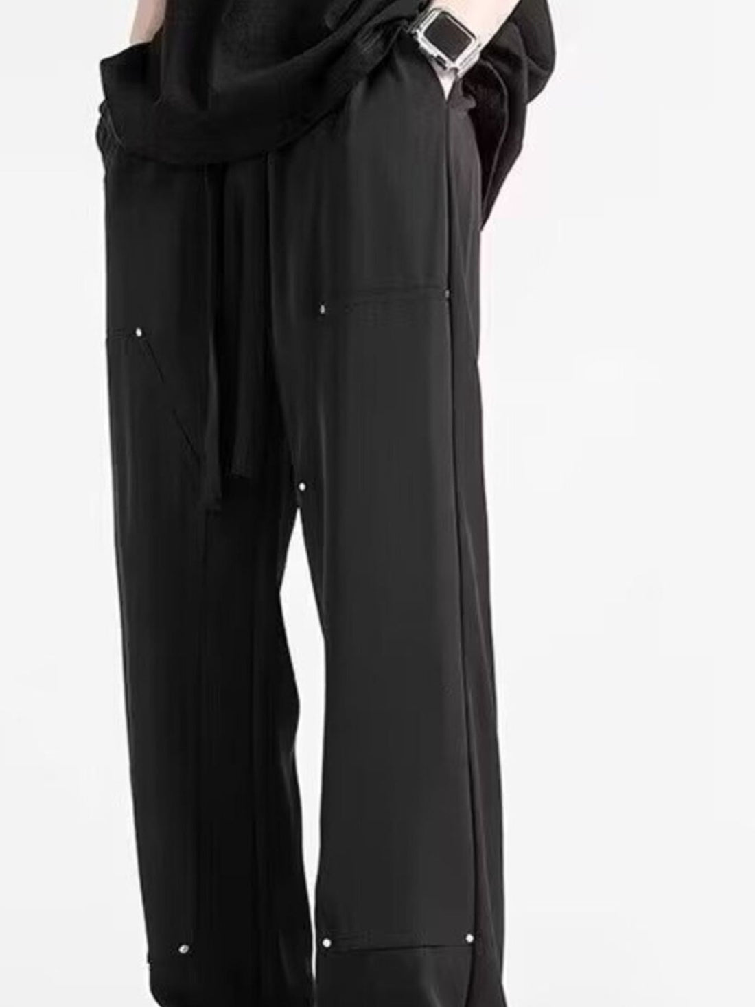 Men's Casual Loose Fit Drawstring Pants - cas7m
