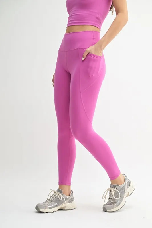 MONO B Venice Cloud Light Sculpt High-Waisted Leggings - cas7m