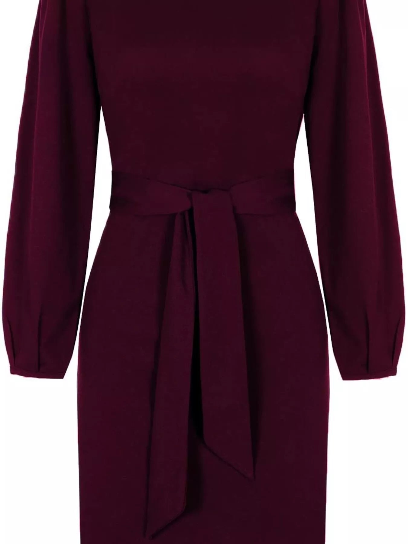 Tie-Waist Mini Dress - cas7m