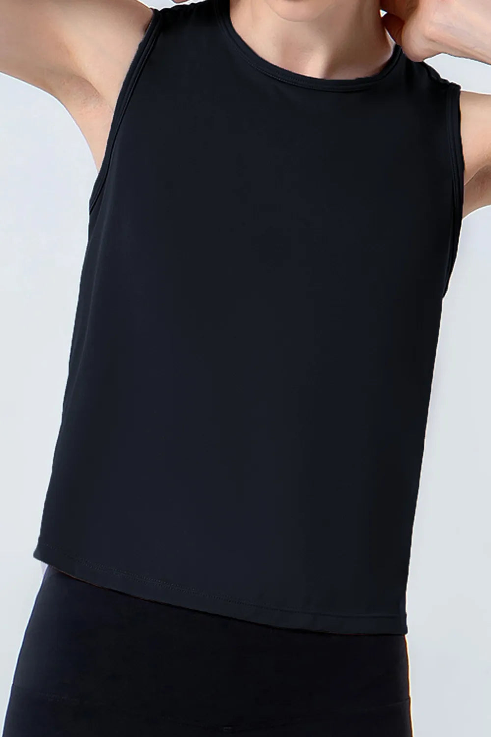Round Neck Active Tank - cas7m