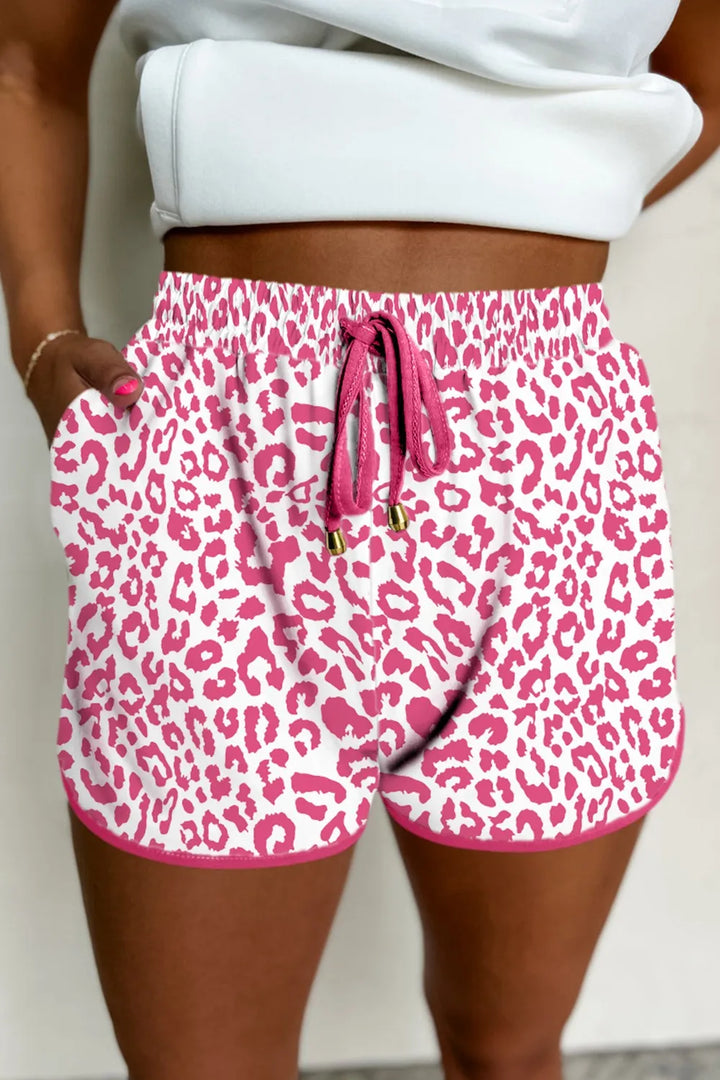 Drawstring Comfort Shorts: Stretchy Polyester-Blend, Easy Care - cas7m