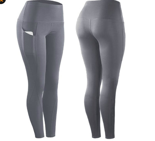 Women Compression Skinny Fitness Leggings Women Stretch Sportswear Casual Leggings Pants with Pocket - cas7m
