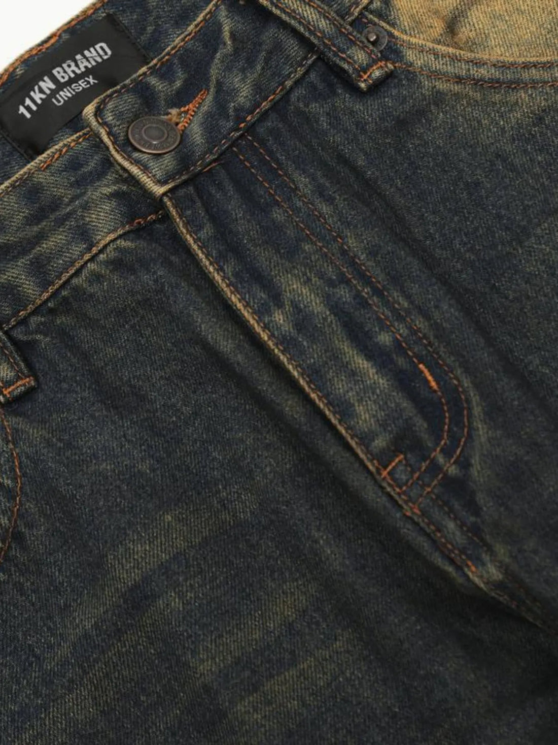 Men's Washed Flare Jeans - cas7m