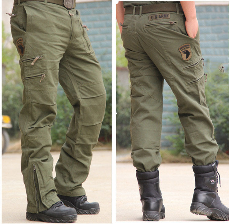 Men's Loose Straight Leg Camouflage Tactical Pants