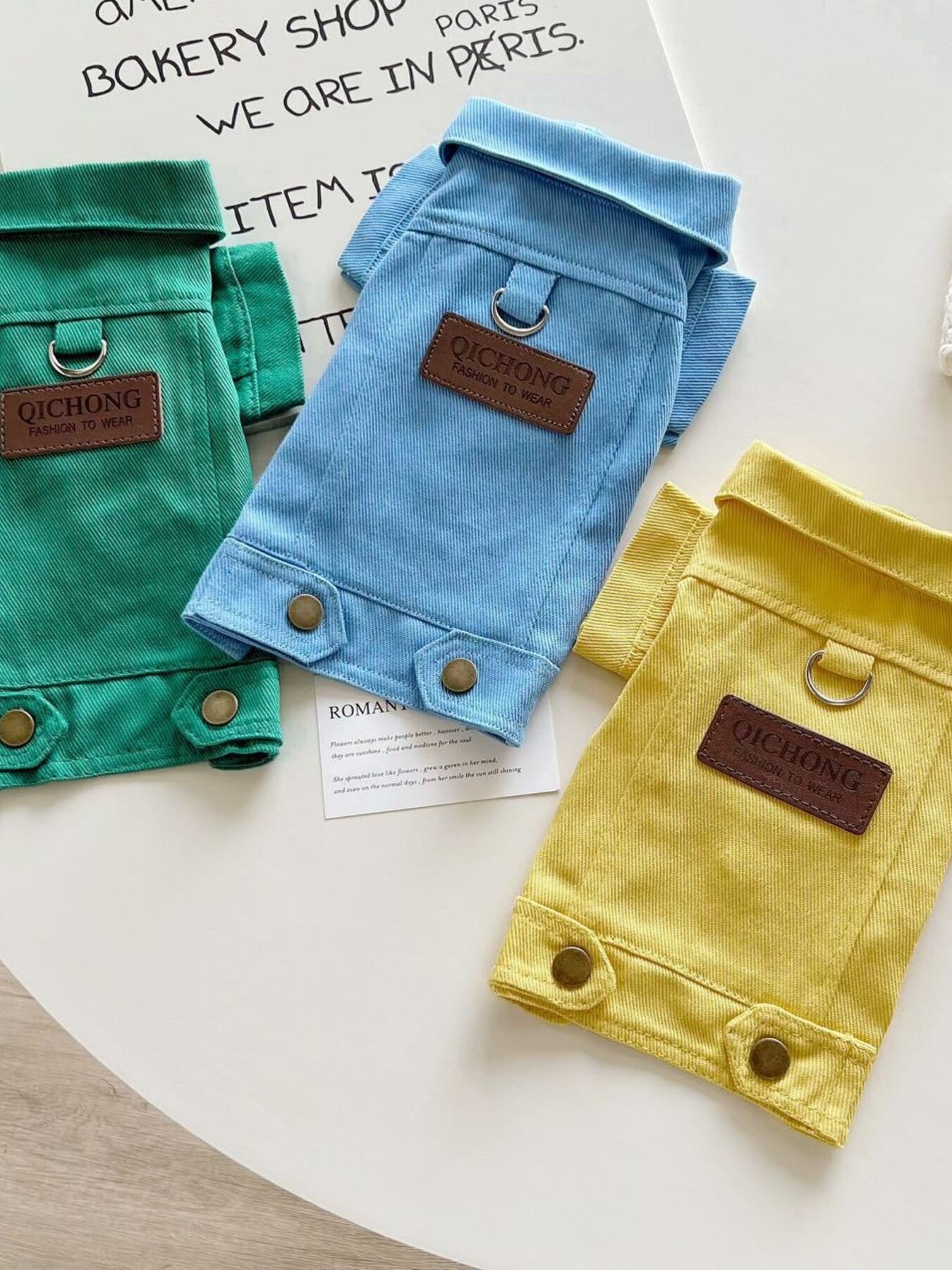 Denim Pet Jacket - cas7m