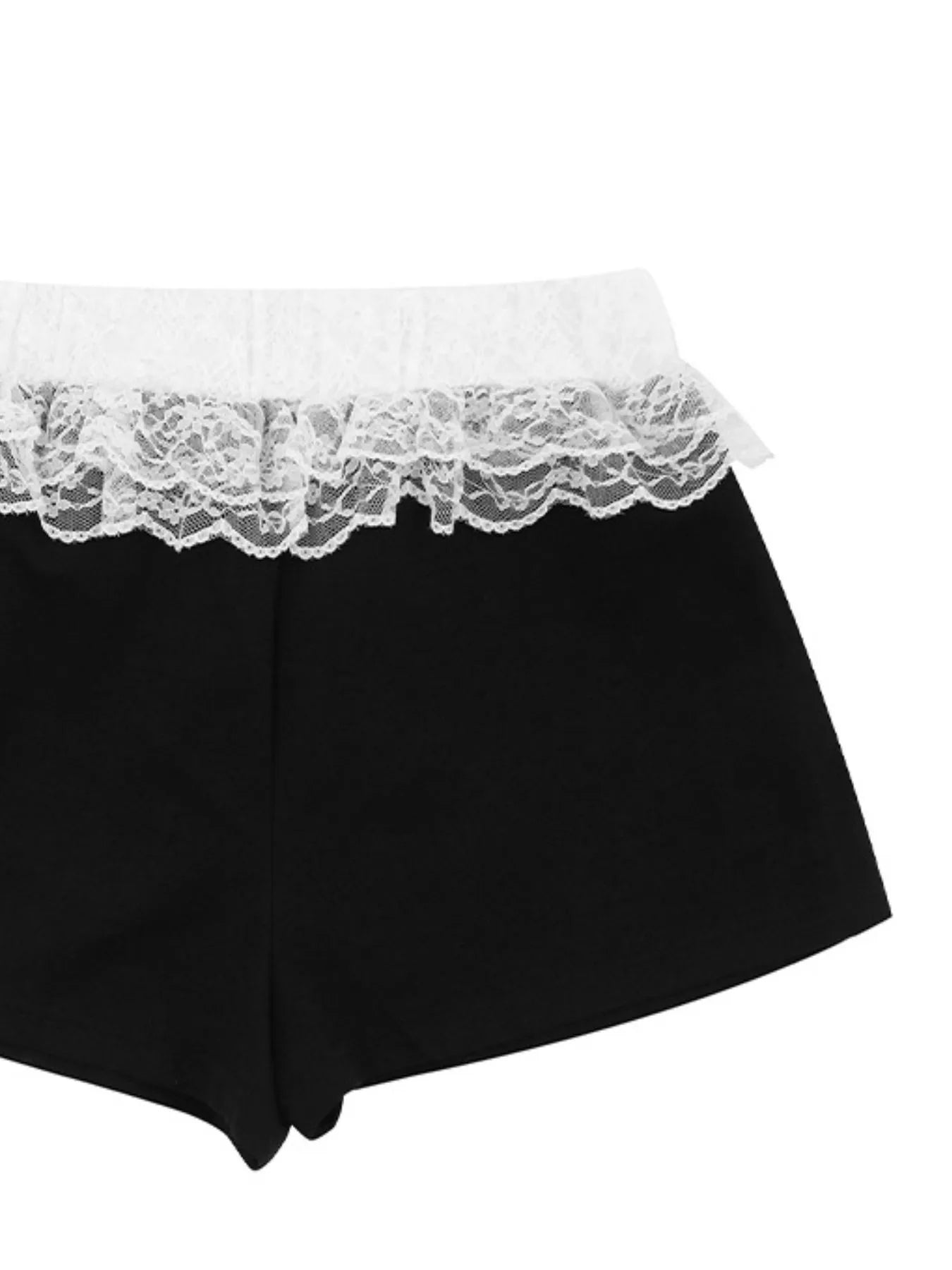 Lace Detail Shorts - cas7m