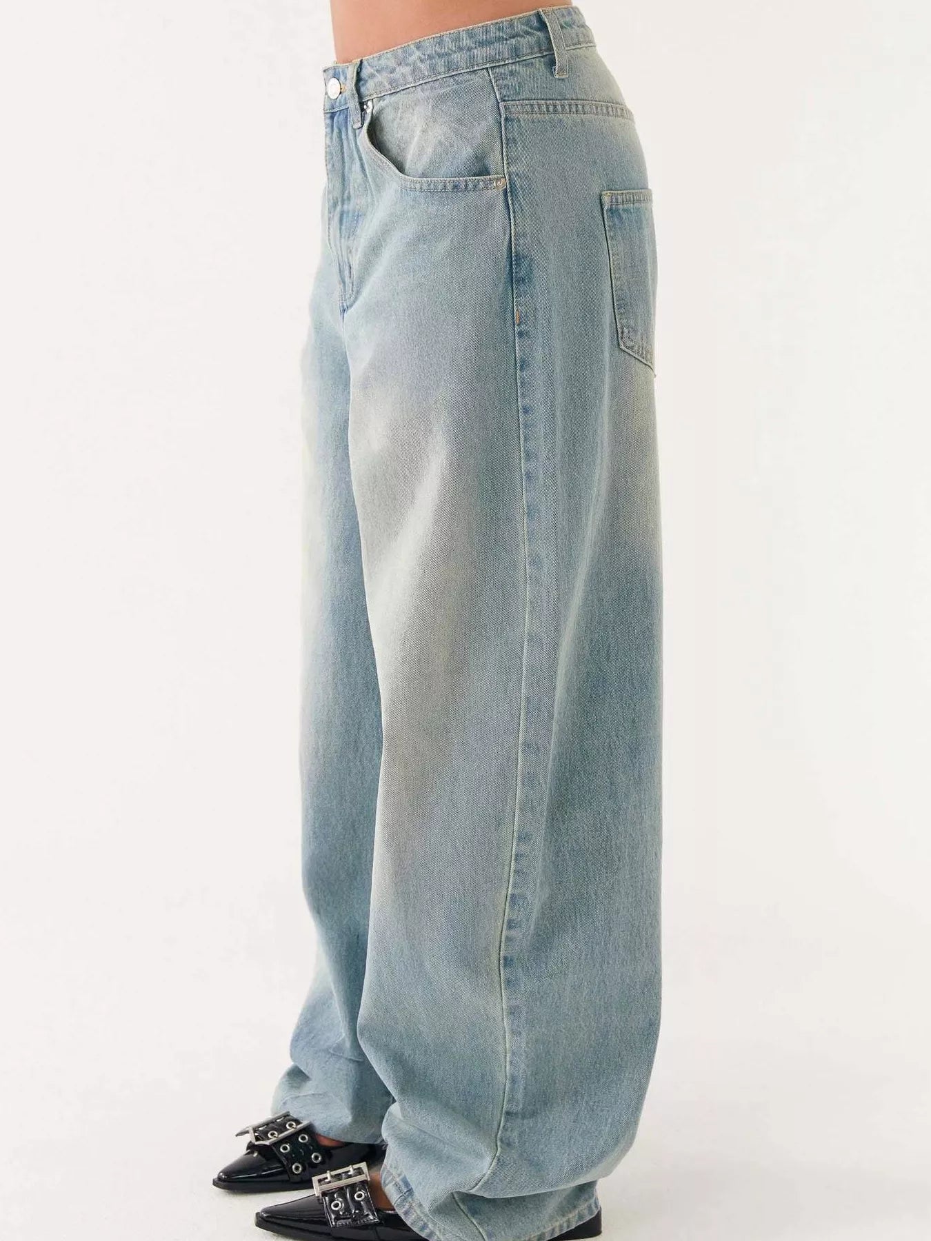 Button Up Denim Jacket and Jeans Set - cas7m