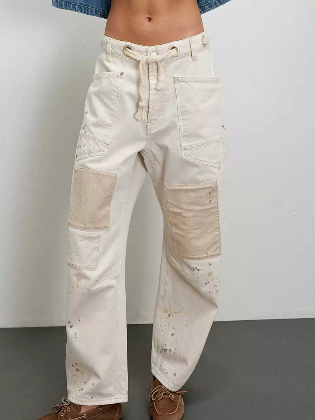 Washed Relaxed Fit Jeans - cas7m