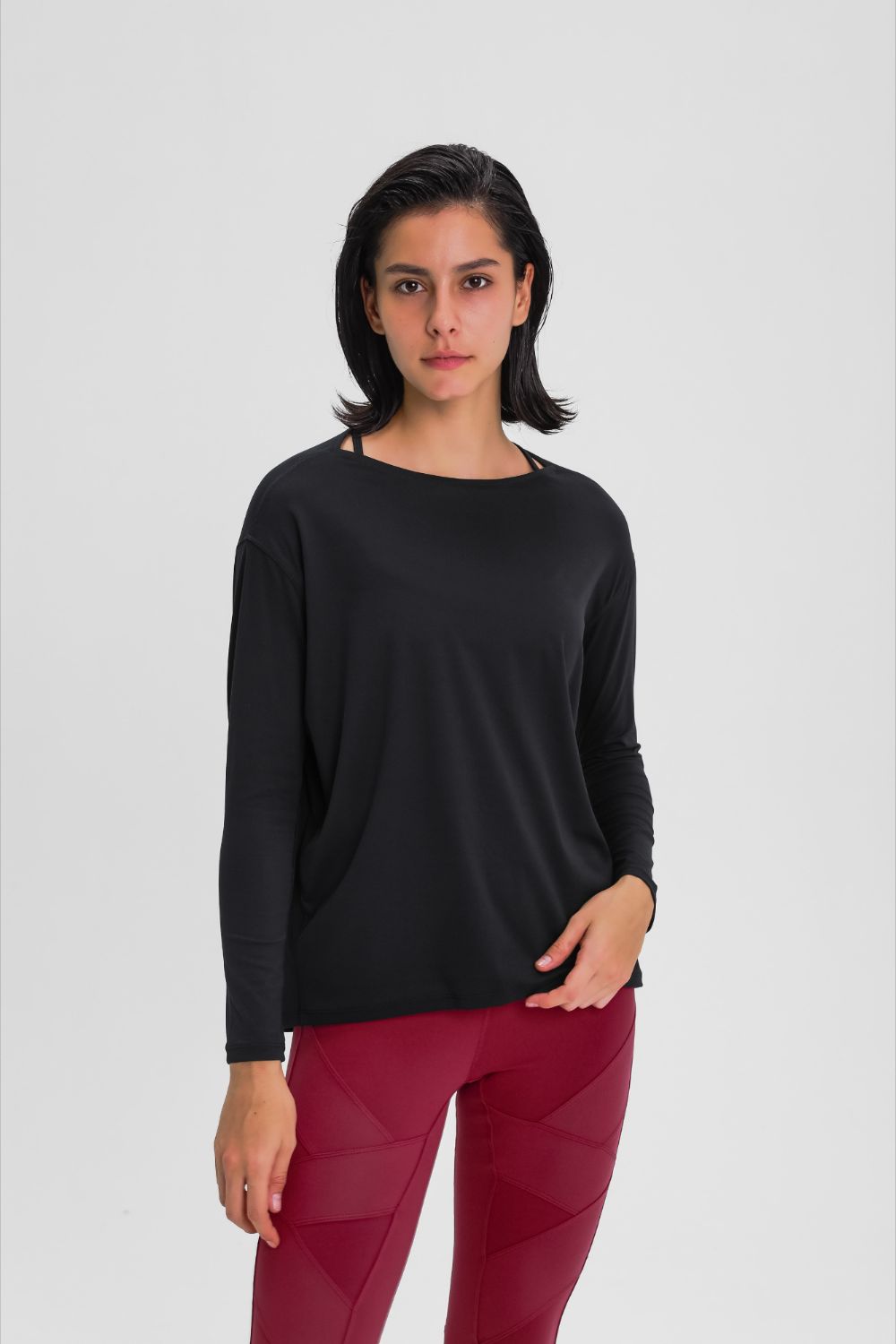 Millennia Loose Fit Active Top - cas7m