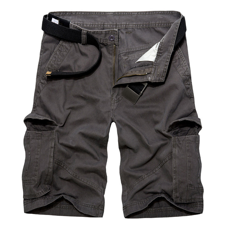 Plus Size Men's Multi Pocket Cargo Shorts