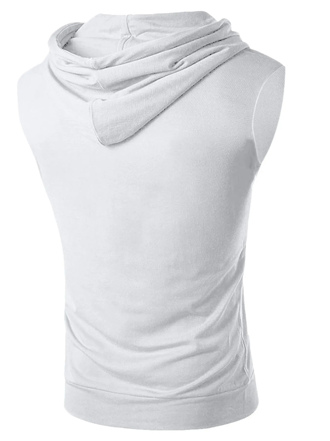 Men's Drawstring Hooded Tank - cas7m
