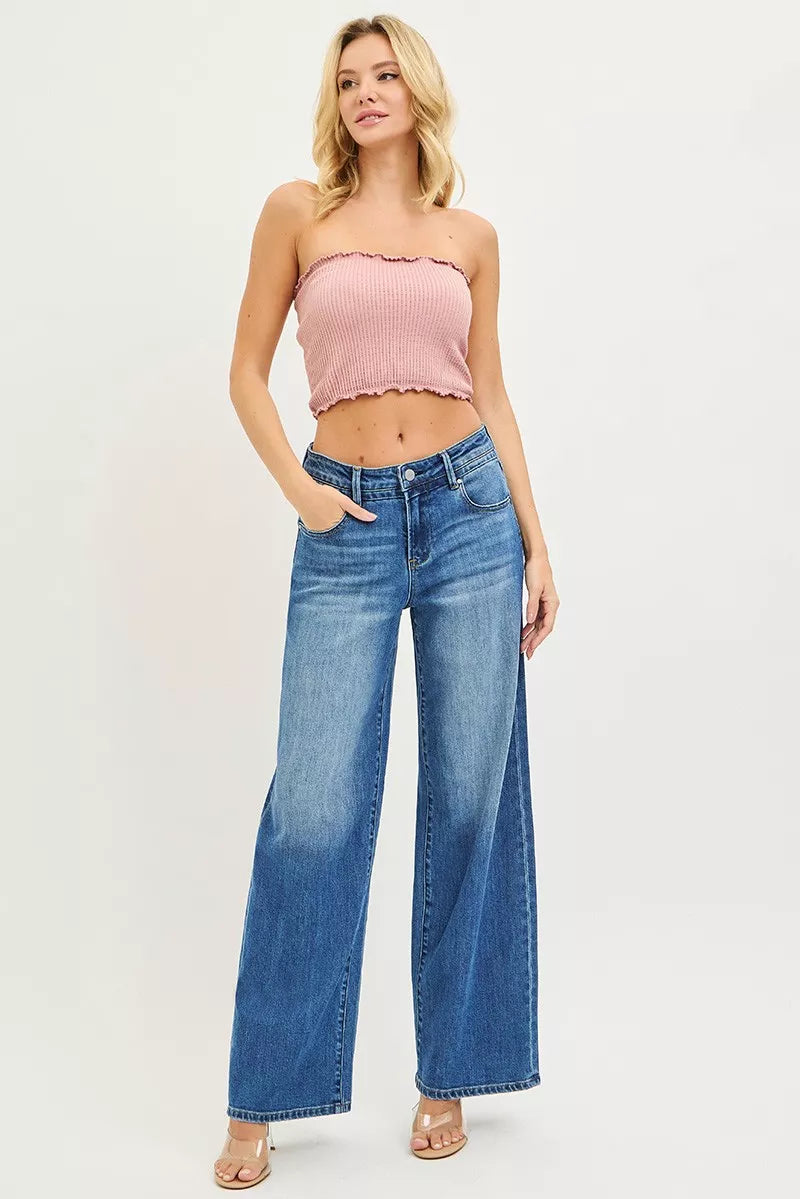 RISEN Slouchy Baggy Jeans with Pockets - cas7m