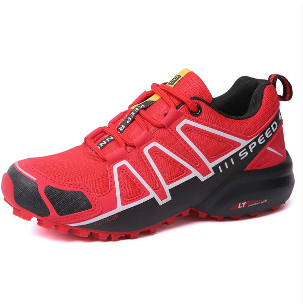 Summer Hiking Shoes Outdoor Shoes Men's Super Lightweight Breathable Shock Absorption Off-road Trekking Shoes - cas7m