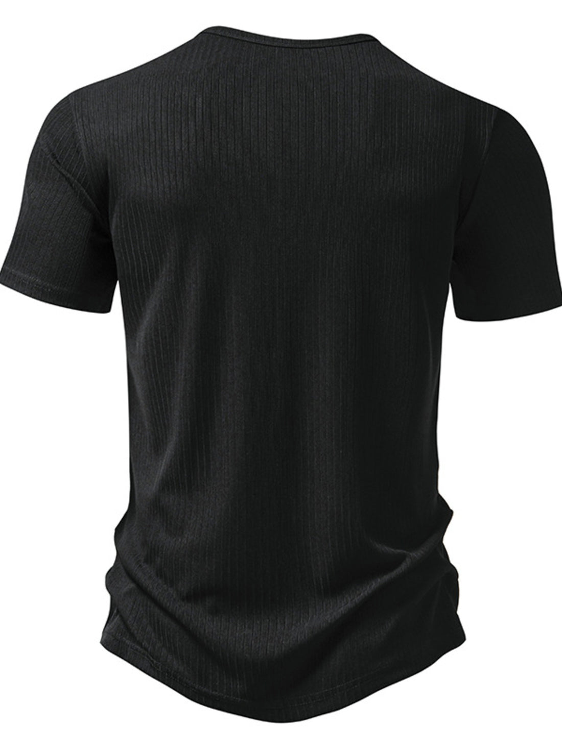 Men's Button Detail Short Sleeve T-Shirt - cas7m