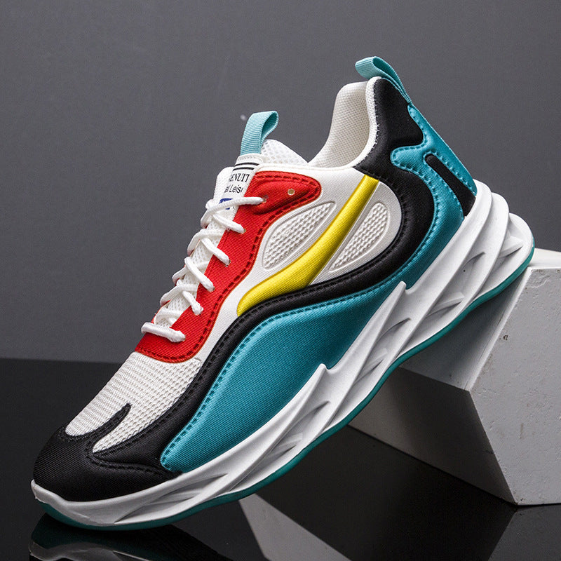 Fashion Running Walking Sports Shoes Non Slip Sneakers Men - cas7m