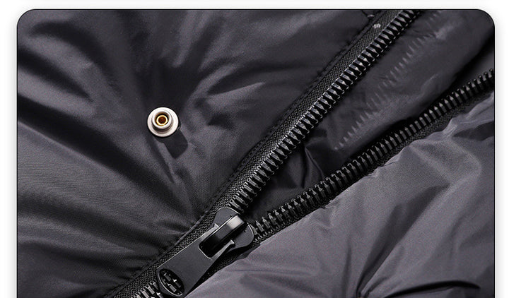 Men's Tooling Down Jacket Large Size Stylish Simple And Warm - cas7m