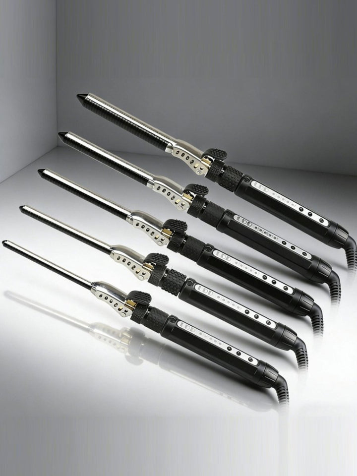 Adjustable Heat Salon-Quality Curling Iron with Anti-Scald Tech - cas7m