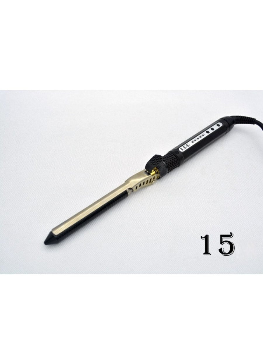 Adjustable Heat Salon-Quality Curling Iron with Anti-Scald Tech - cas7m