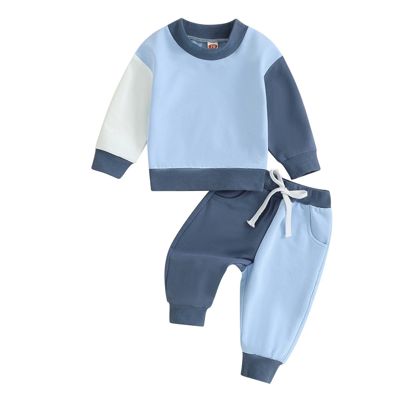 Multicolor Hoodie Long Sleeve Korean Style Leisure Suit - cas7m