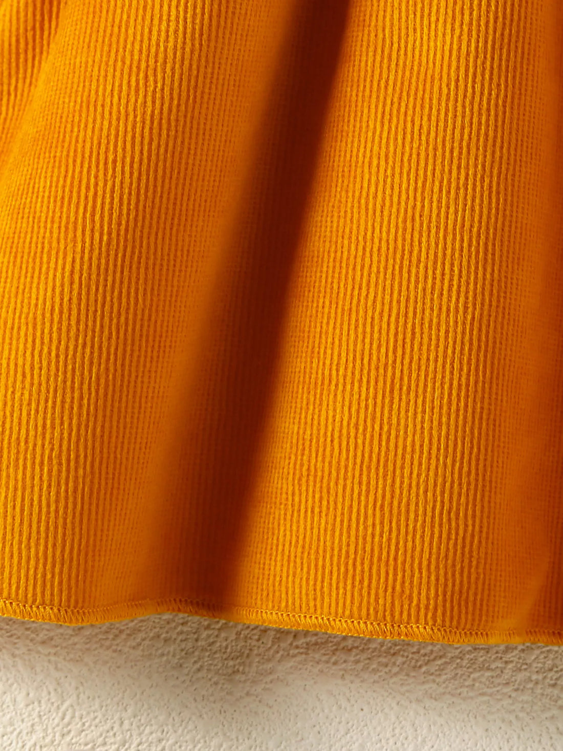 Children's Pumpkin Print Ruffle Dress with Bow Headband - cas7m