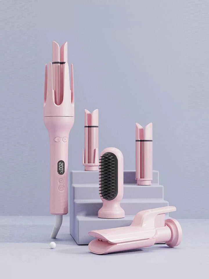 Auto-Rotate Ceramic Curling Iron: Salon-Quality Curls at Home - cas7m