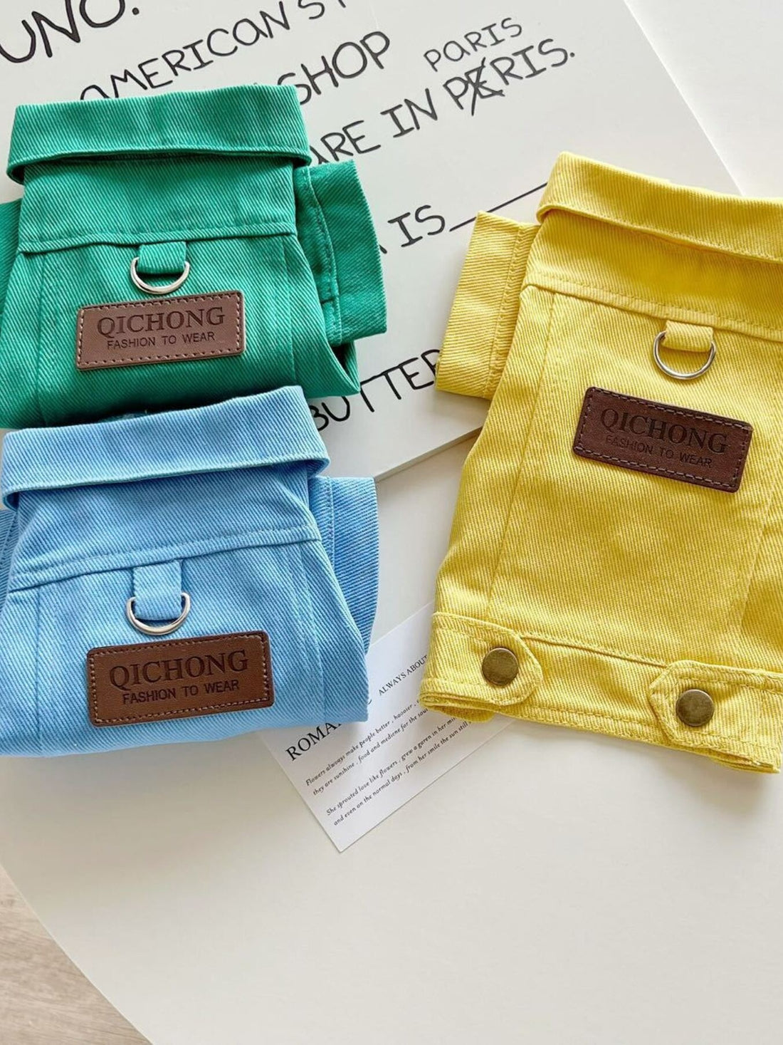 Denim Pet Jacket - cas7m
