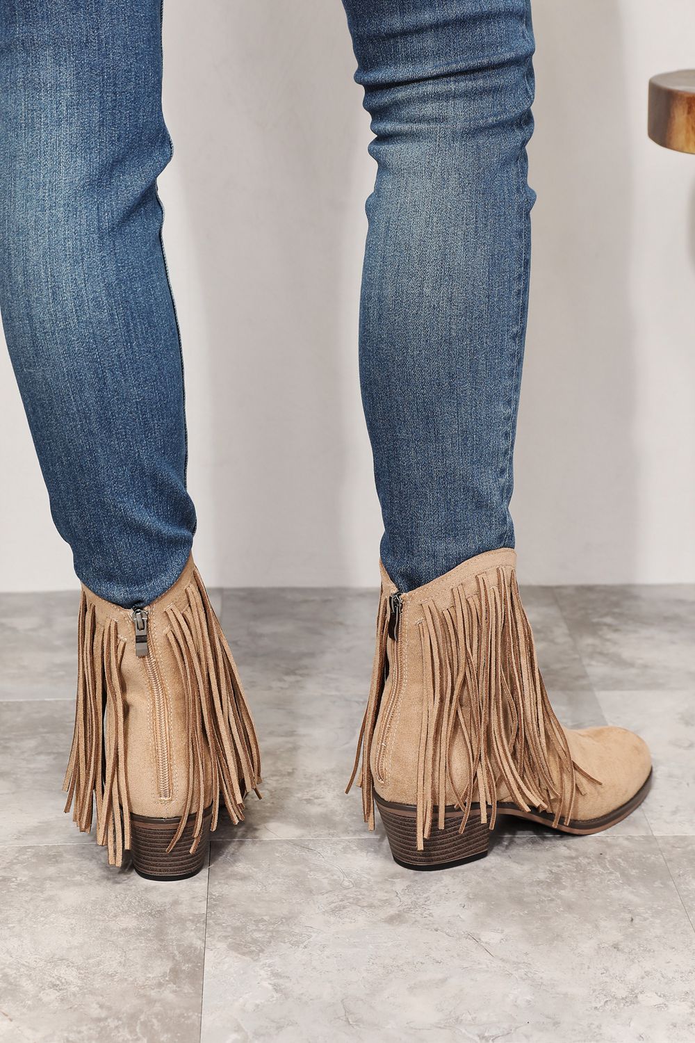 Legend Women's Fringe Cowboy Western Ankle Boots - cas7m