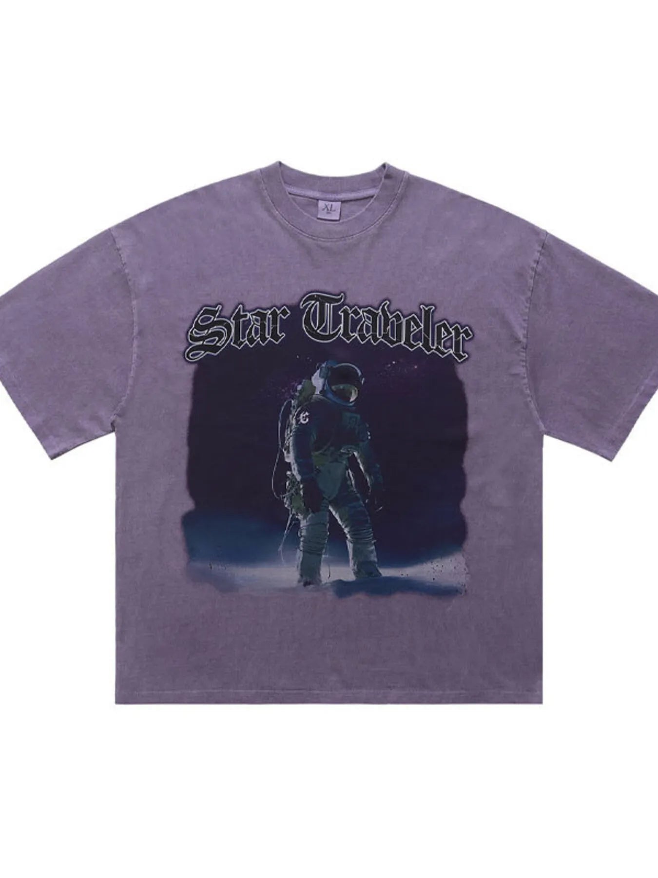 Men's Star Traveler Graphic Oversized T-Shirt - cas7m