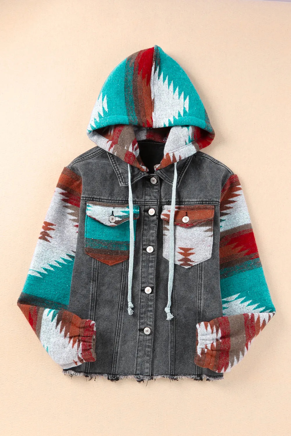 Cozy Cotton-Blend Pullover Hoodie with Drawstring - cas7m