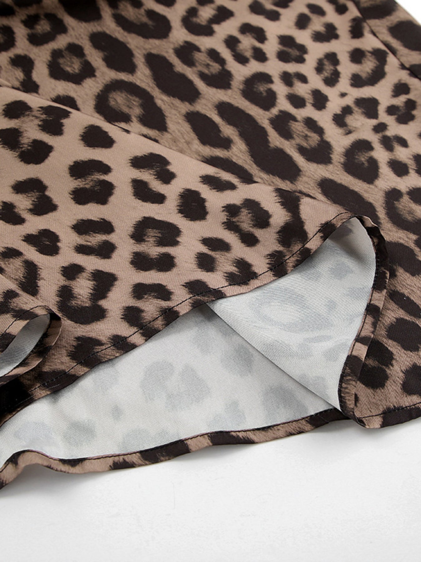 Leopard Print Maxi Skirt - cas7m