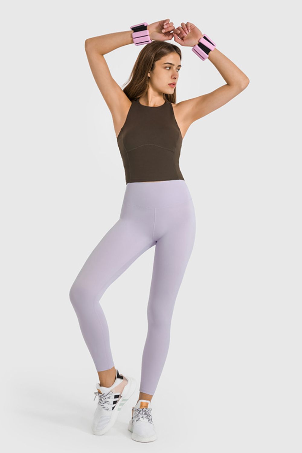 Millennia High Waist Ankle-Length Yoga Leggings - cas7m