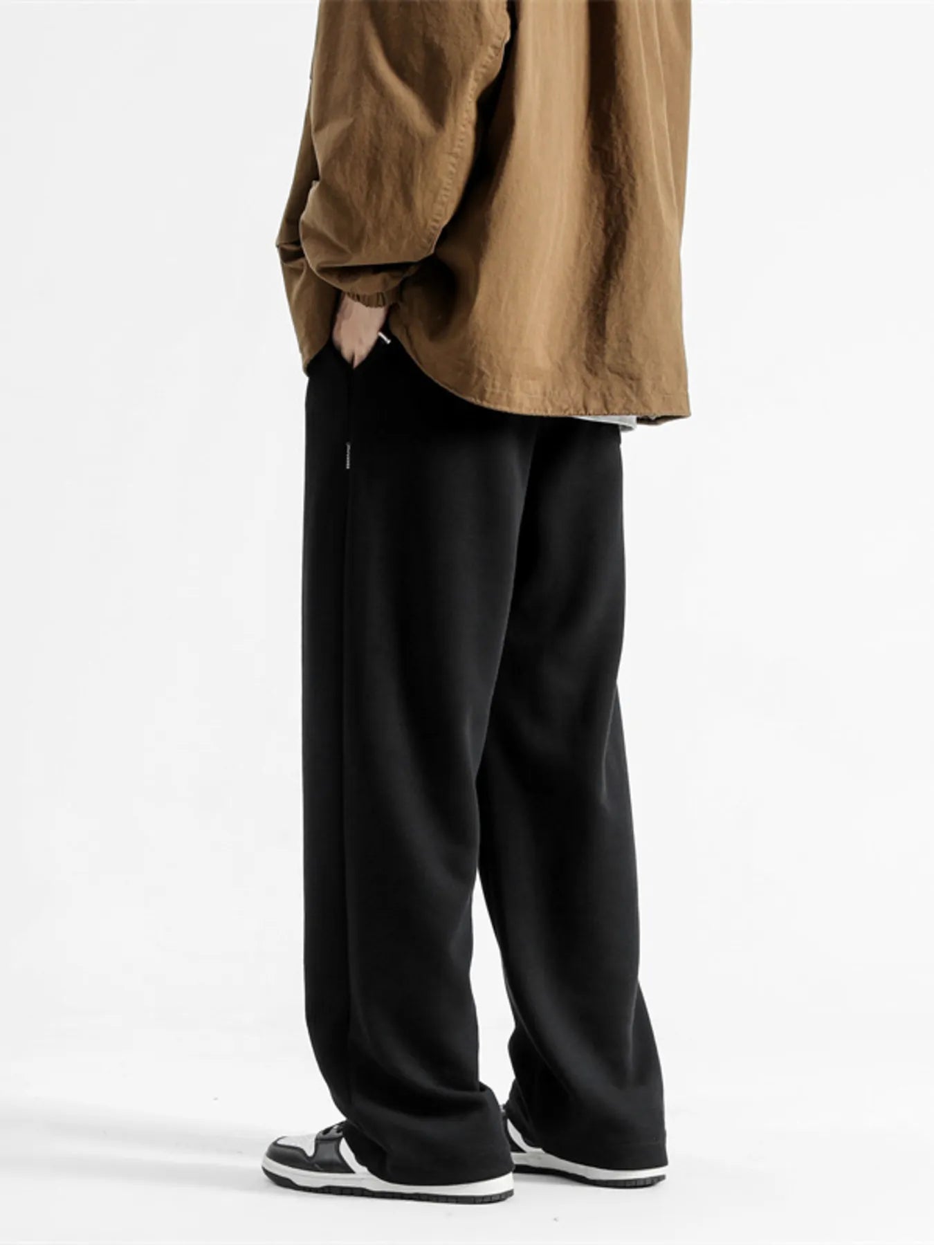 Men's Full Size Casual Loose-Fit Drawstring Sweatpants Plus Size - cas7m