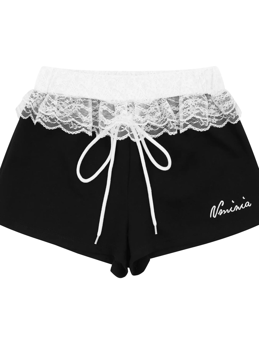 Lace Detail Shorts - cas7m