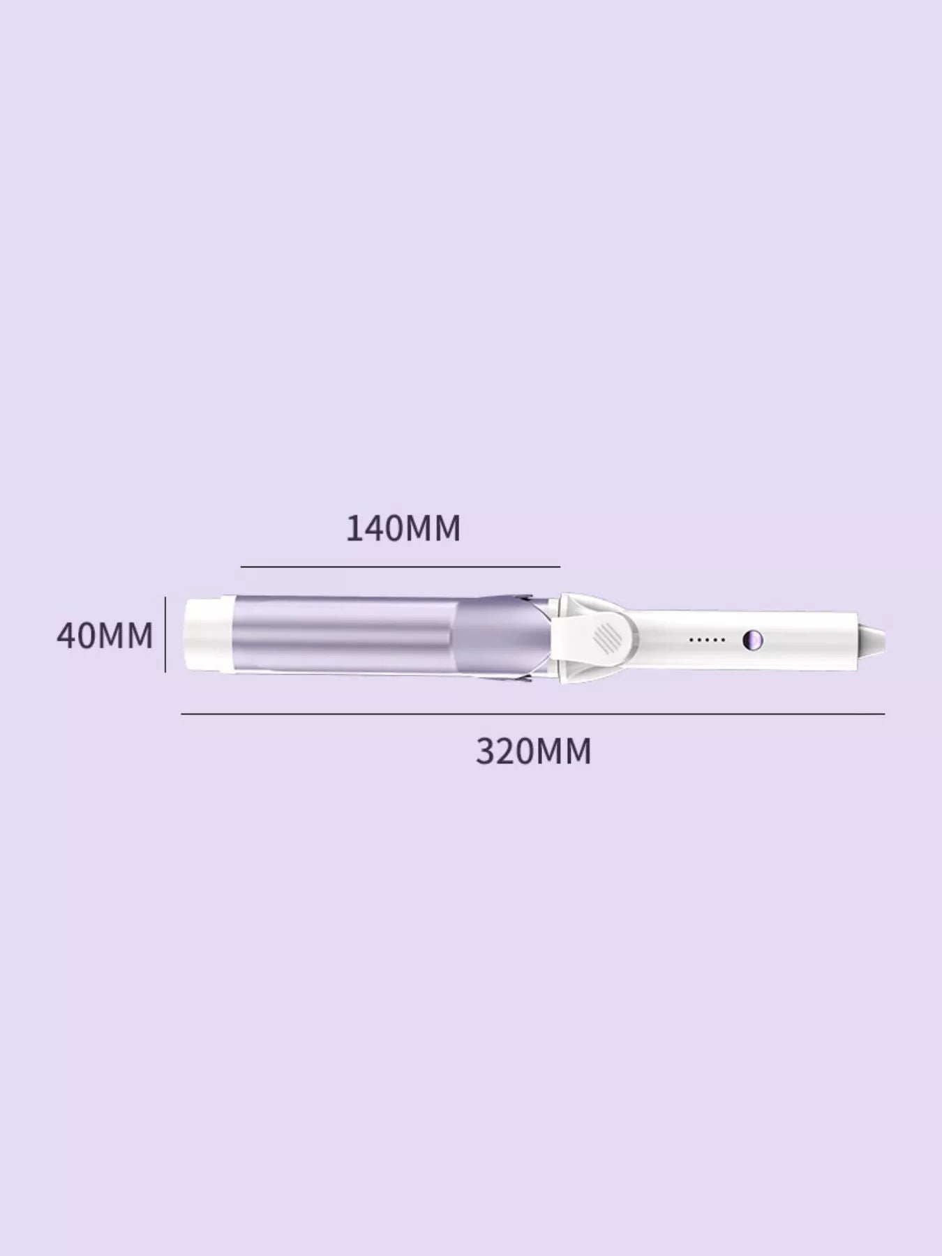 Ionic Anti-Scald Hair Styling Brush - Temperature Control Technology - cas7m