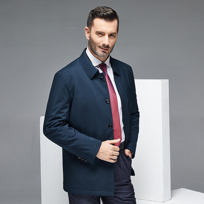 Men's Mid-Size Business-Casual Jacket Coats - cas7m