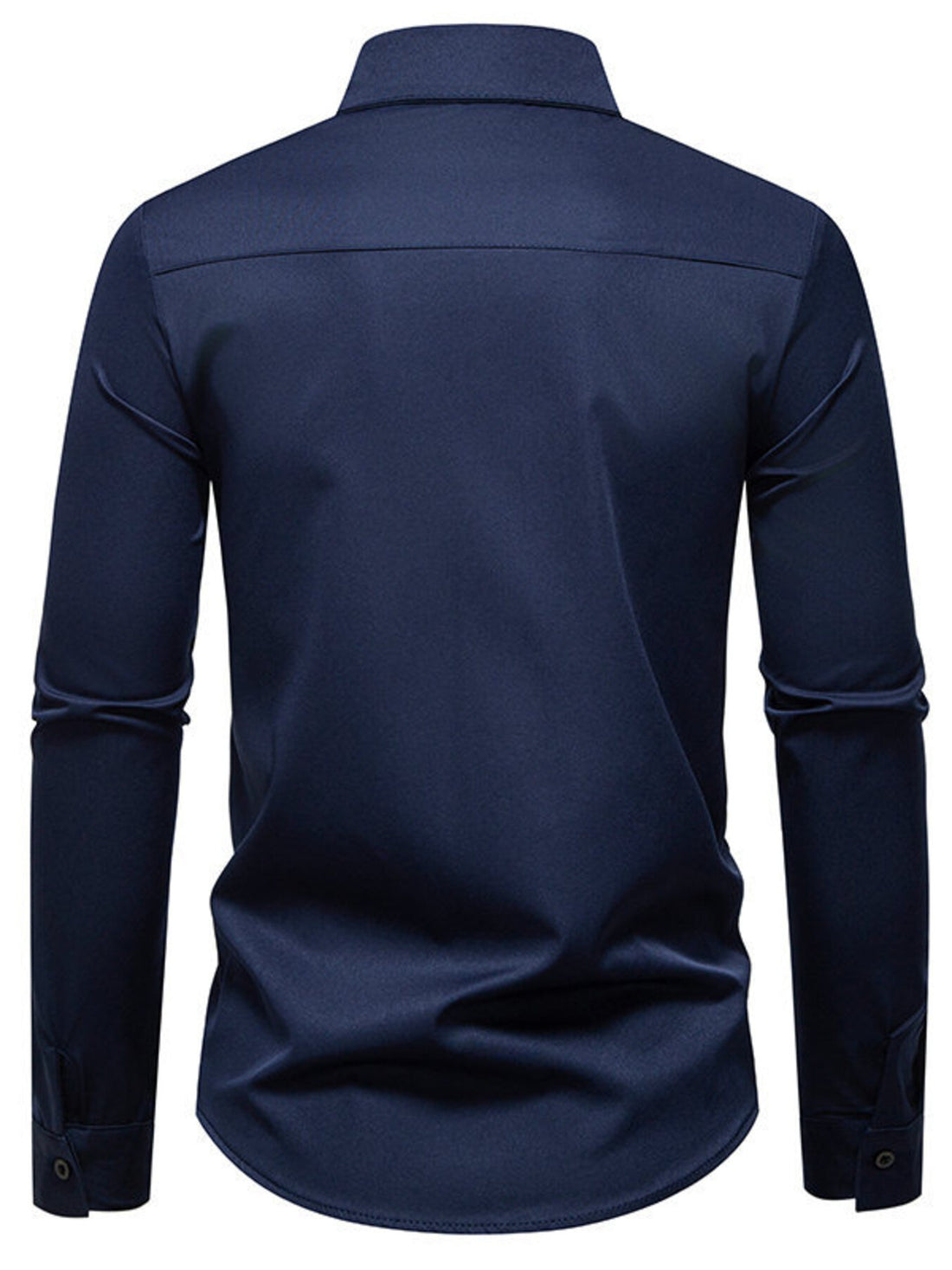 Men's Button Up Long Sleeve Shirt - cas7m