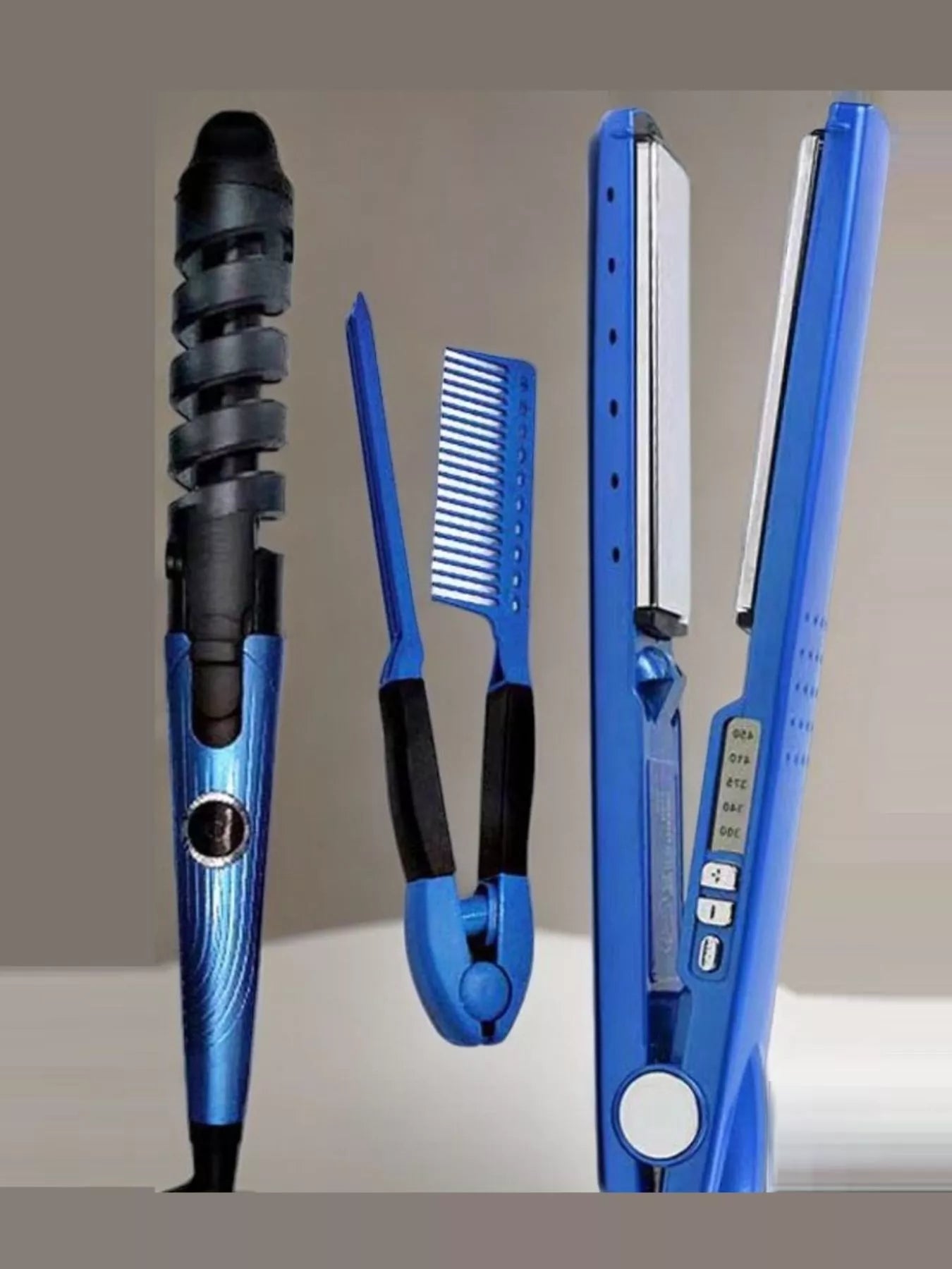 Rapid Heat Salon Curling Iron - Versatile Hair Styling Tool - cas7m