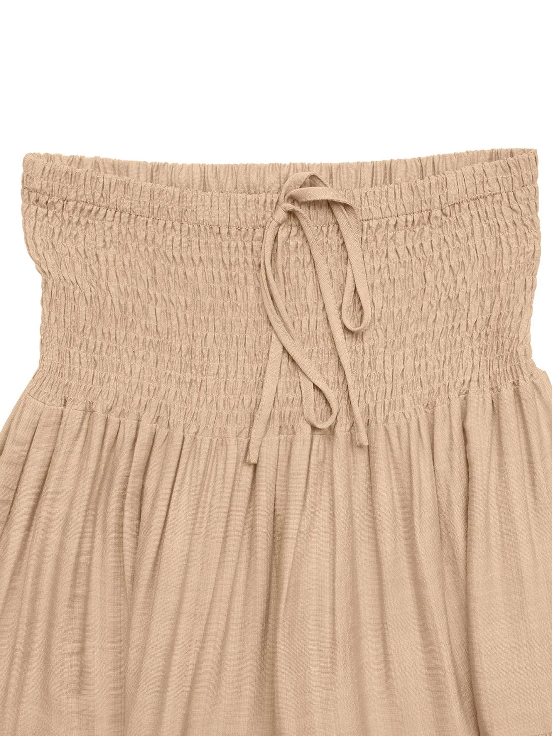 Smocked Tiered Skirt - cas7m