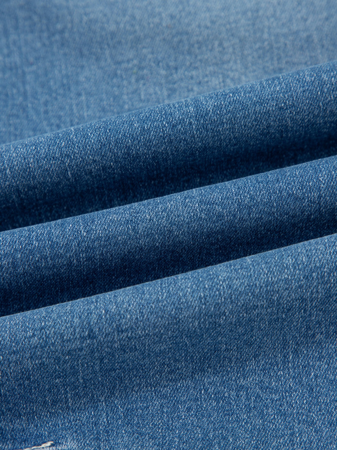 Washed Cuffed Barrel Jeans - cas7m