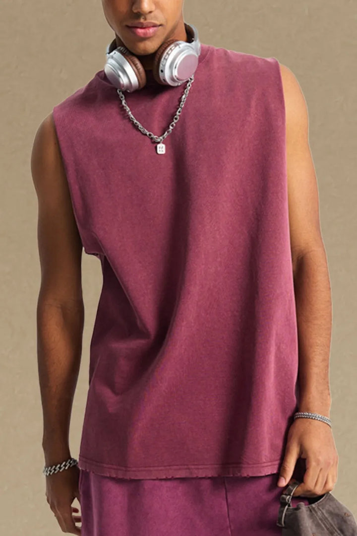 Men's Round Neck Tank - cas7m