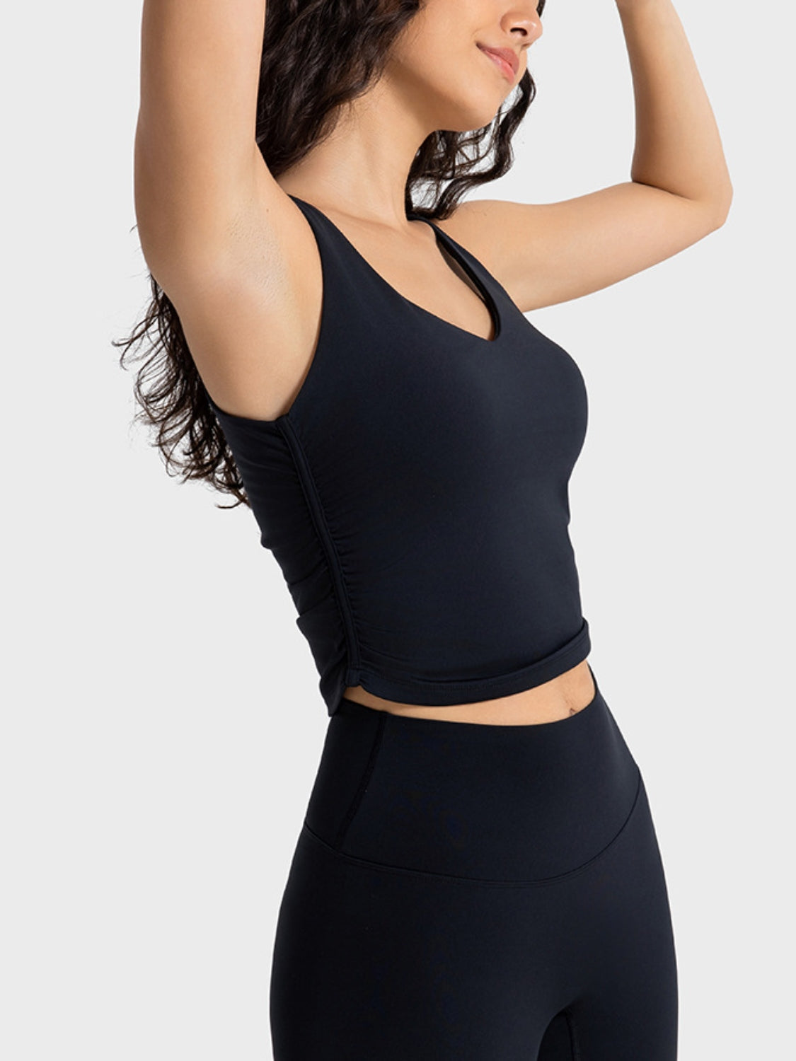 Millennia Cropped Sport Tank - cas7m