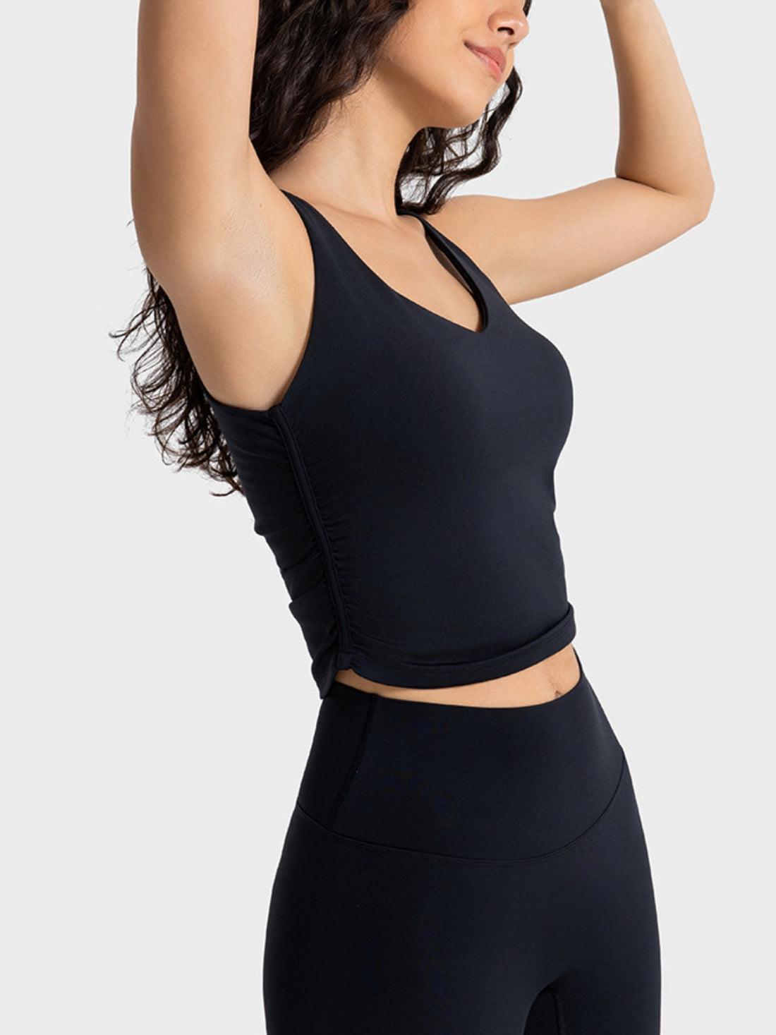 Millennia Cropped Sport Tank - cas7m