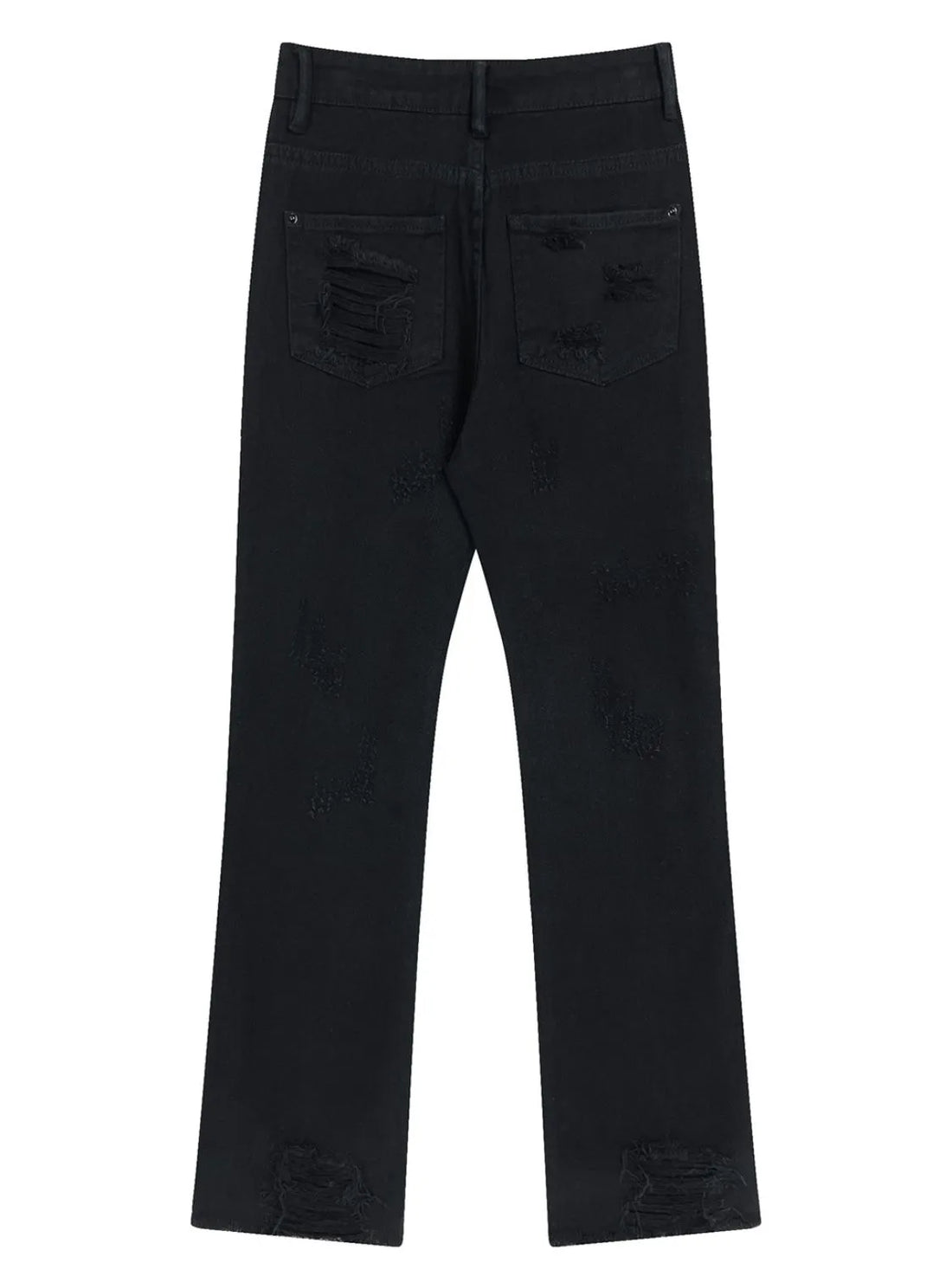 Men's Distressed Straight Leg Jeans - cas7m