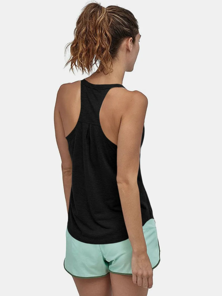 Scoop Neck Active Tank - cas7m