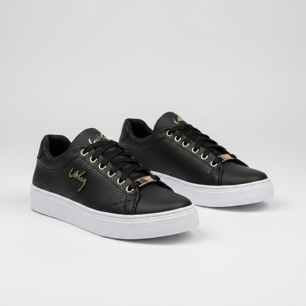 Women Flat Sneakers Breathable Lace-up Shoes For Girls - cas7m