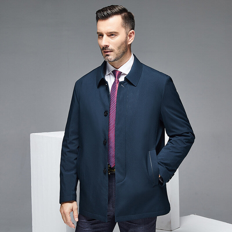 Men's Mid-Size Business-Casual Jacket Coats - cas7m