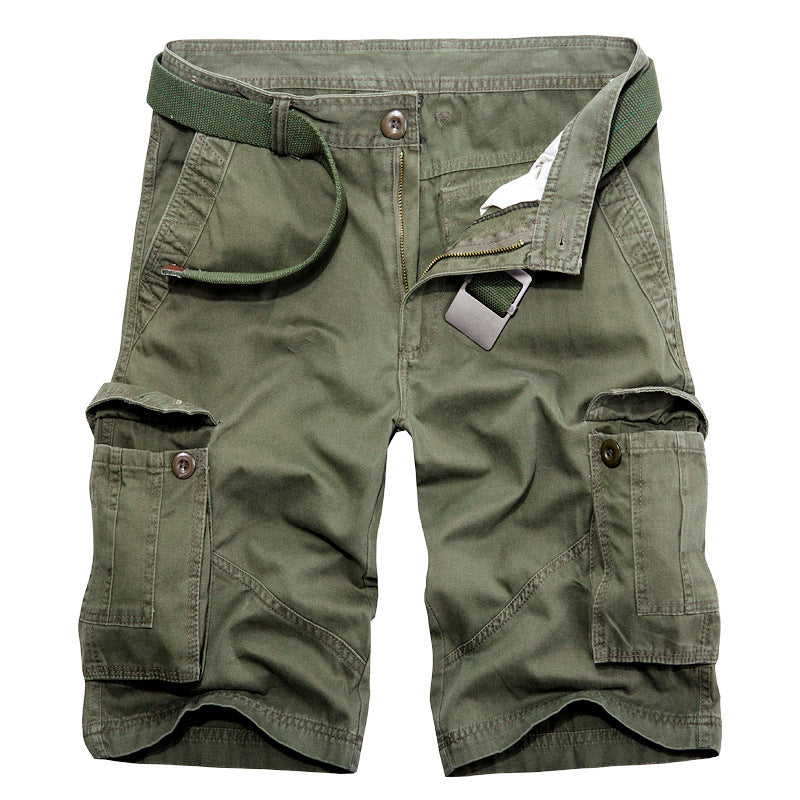 Plus Size Men's Multi Pocket Cargo Shorts