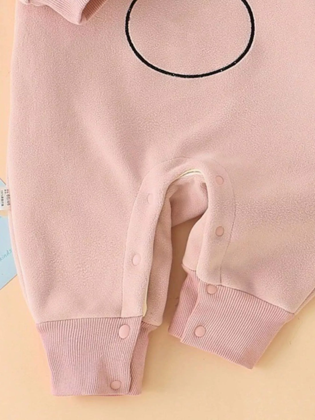 Children's Cute Bear Long Sleeve One-Piece - cas7m