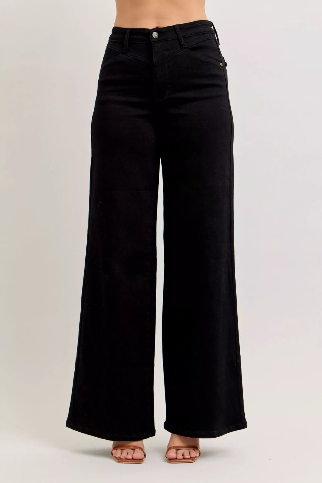 Judy Blue High-Waisted Wide Leg Jeans - cas7m